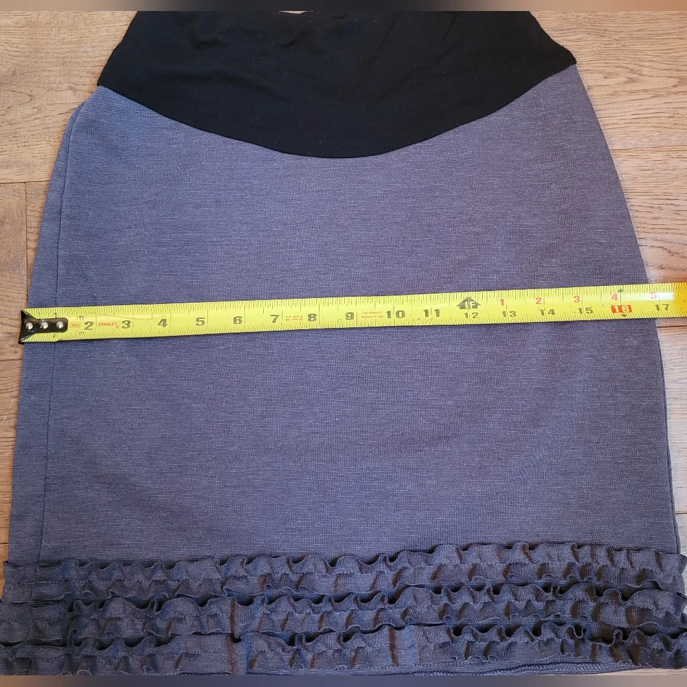 2/$10 Maternity Ruffle Skirt - Picture 4 of 4